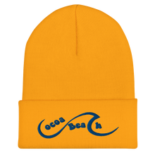 Load image into Gallery viewer, Beanie with Cuff - Cocoa Beach Wave™ Design