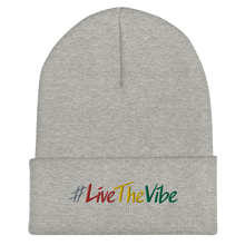 Load image into Gallery viewer, Beanie with Cuff - #LiveTheVibe™