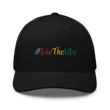 Load image into Gallery viewer, Retro Trucker Cap #LiveTheVibe™ Design
