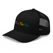 Load image into Gallery viewer, Retro Trucker Cap #LiveTheVibe™ Design