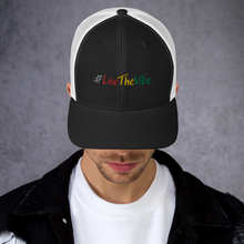 Load image into Gallery viewer, Retro Trucker Cap #LiveTheVibe™ Design