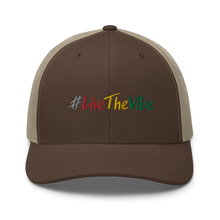 Load image into Gallery viewer, Retro Trucker Cap #LiveTheVibe™ Design