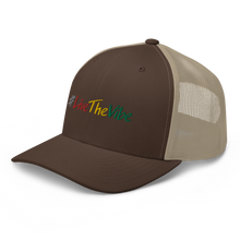 Load image into Gallery viewer, Retro Trucker Cap #LiveTheVibe™ Design