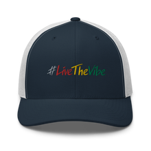 Load image into Gallery viewer, Retro Trucker Cap #LiveTheVibe™ Design