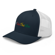 Load image into Gallery viewer, Retro Trucker Cap #LiveTheVibe™ Design