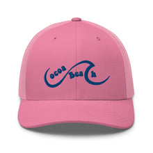 Load image into Gallery viewer, Cocoa Beach Retro Trucker Cap Wave™ Design