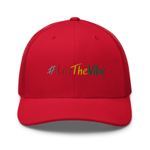 Load image into Gallery viewer, Retro Trucker Cap #LiveTheVibe™ Design
