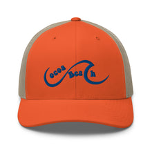 Load image into Gallery viewer, Cocoa Beach Retro Trucker Cap Wave™ Design