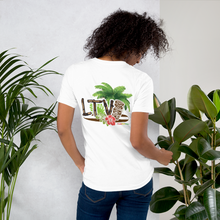 Load image into Gallery viewer, T-Shirt_Short-Sleeve Unisex - #LiveTheVibe™ Original Tiki Design