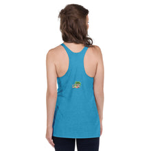 Load image into Gallery viewer, Tank_Women's Racerback - White Text - Be Authentic, Spread Good Vibes, Give Back #LiveTheVibe™