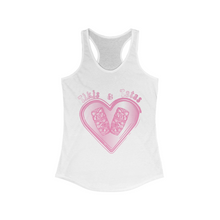 Load image into Gallery viewer, Women&#39;s Racerback Tank - Breast Cancer Awareness #LiveTheVibe™ for a Cure - Tikis &amp; Tatas

