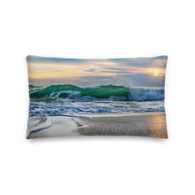 Load image into Gallery viewer, Cocoa Beach Premium Pillow - Morning Energy by JMacK Imagery
