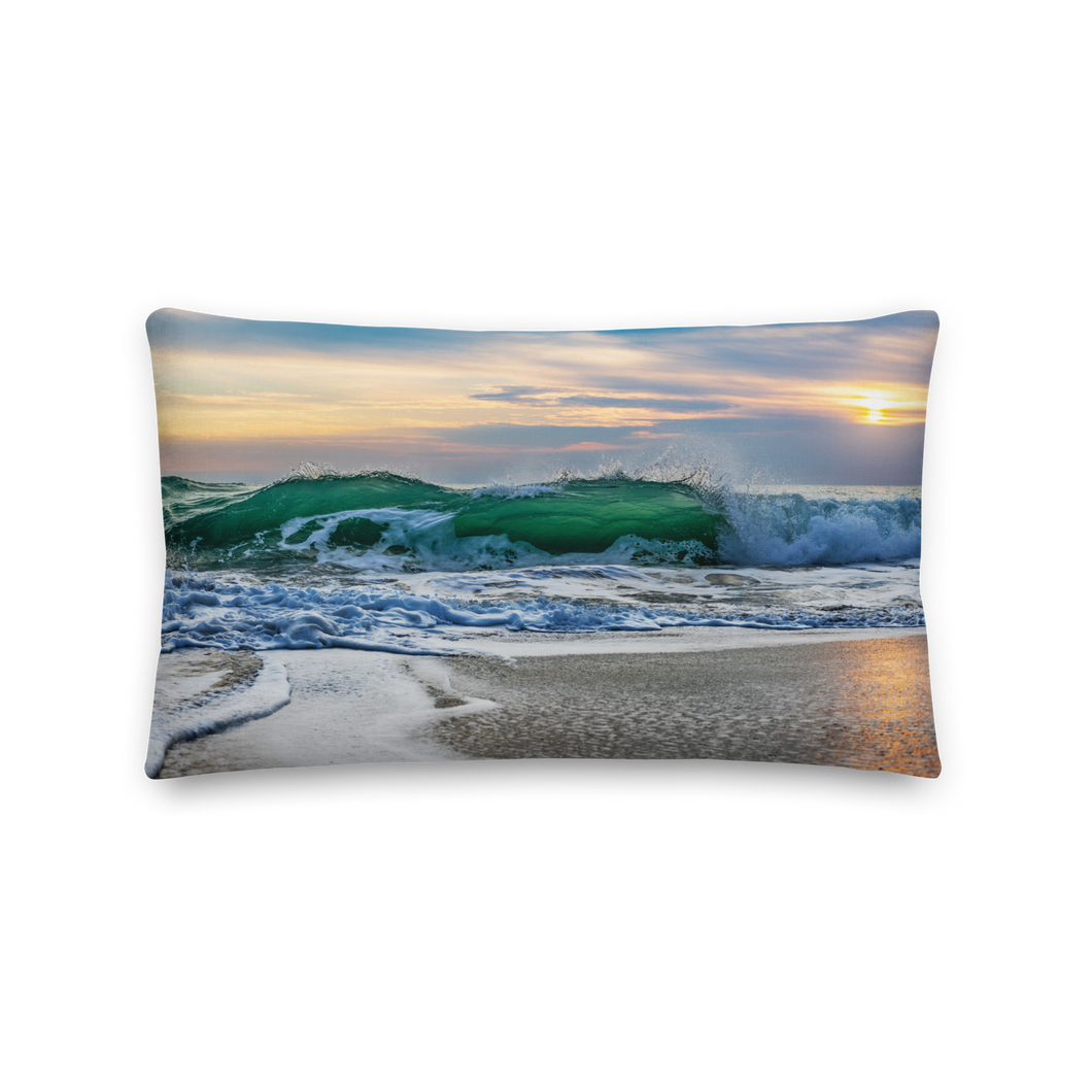 Cocoa Beach Premium Pillow - Morning Energy by JMacK Imagery