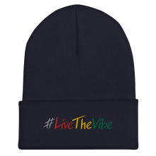 Load image into Gallery viewer, Beanie with Cuff - #LiveTheVibe™
