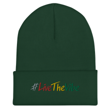 Load image into Gallery viewer, Beanie with Cuff - #LiveTheVibe™
