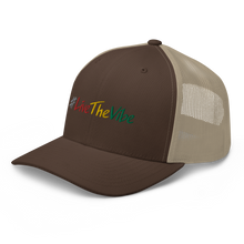 Load image into Gallery viewer, Retro Trucker Cap #LiveTheVibe™ Design
