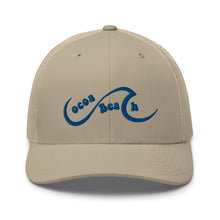 Load image into Gallery viewer, Cocoa Beach Retro Trucker Cap Wave™ Design
