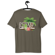 Load image into Gallery viewer, T-Shirt_Short-Sleeve Unisex - #LiveTheVibe™ Original Tiki Design
