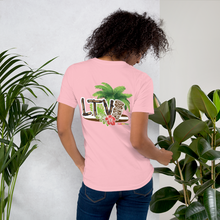 Load image into Gallery viewer, T-Shirt_Short-Sleeve Unisex - #LiveTheVibe™ Original Tiki Design
