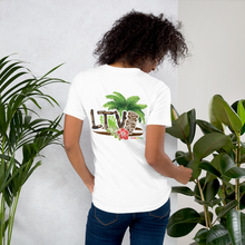 Load image into Gallery viewer, T-Shirt_Short-Sleeve Unisex - #LiveTheVibe™ Original Tiki Design
